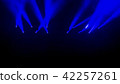 Stage lights during a rock concert 42257261