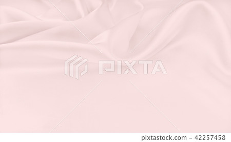 Smooth elegant pink silk or satin texture  42257458