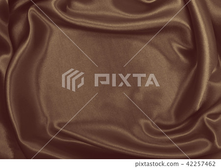 Smooth elegant brown silk or satin texture  42257462