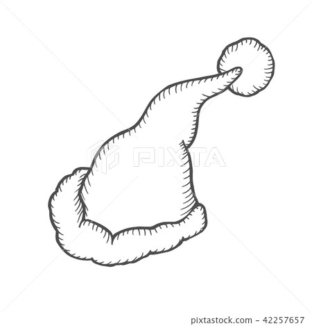 Sketch of Santa Hat Sketch of Santa Hat 42257657