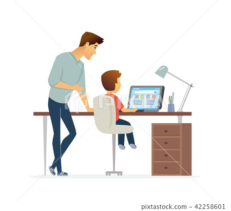 Homework Cartoon People Characters Illustration Stock Illustration Homework Cartoon People Characters Illustration Stock Illustration