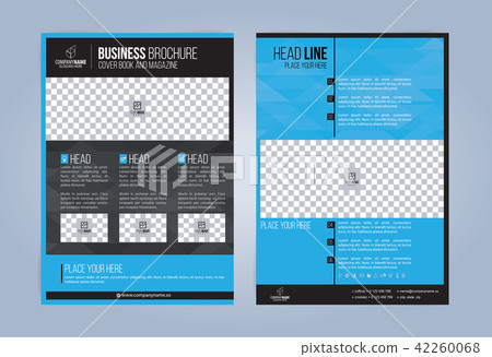 Black and Blue Business Brochure. Black and Blue Business Brochure. 42260068