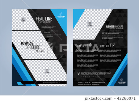 Black and Blue Business Brochure. Black and Blue Business Brochure. 42260071