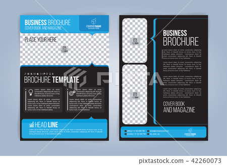 Black and Blue Business Brochure. Black and Blue Business Brochure. 42260073