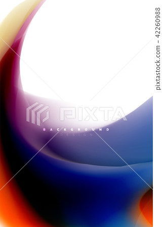 Holographic fluid colors flow, colorful liquid mixing colours motion concept Holographic fluid colors flow, colorful liquid mixing colours motion concept 42260988