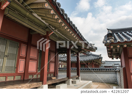韓國傳統建築,屋頂,天空,紫禁城 韓國傳統建築,屋頂,天空,紫禁城 42261207