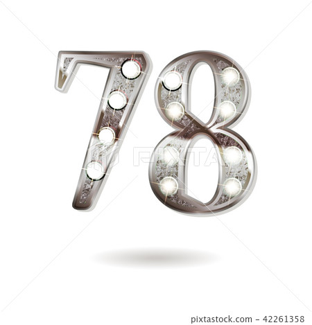 78 years anniversary celebration design 42261358