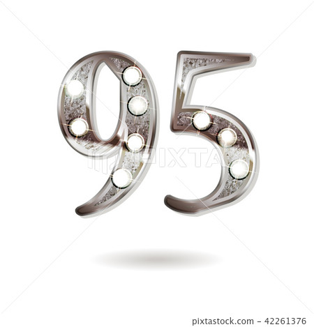 95 years anniversary celebration design 42261376