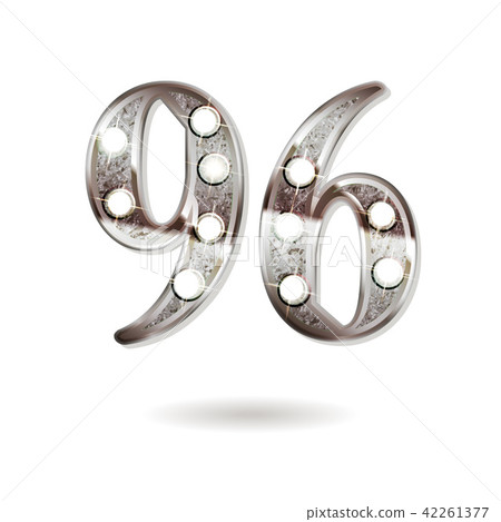 96 years anniversary celebration design 42261377