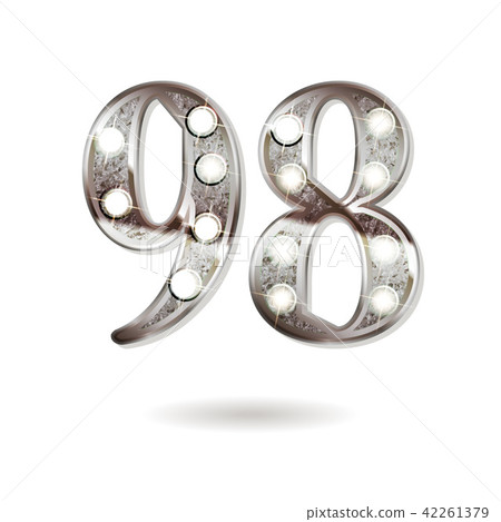 98 years anniversary celebration design 42261379