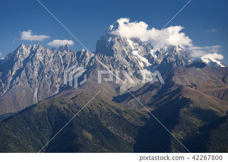 Top of Ushba in Georgia 42267800