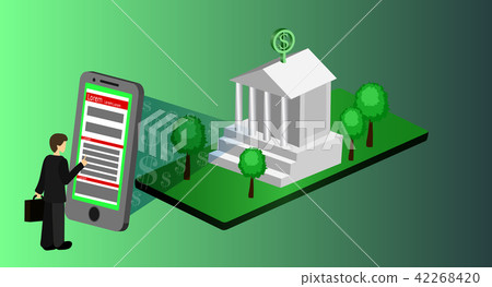 Mobile banking, money transfer Mobile banking, money transfer 42268420