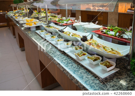 Concept of food All-inclusive buffet-style in Turkey 42268660