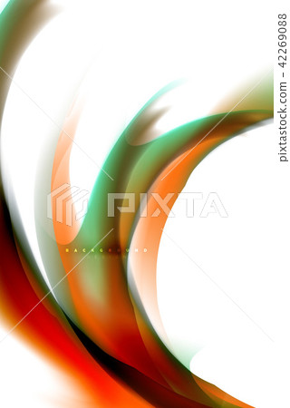 Holographic paint explosion design, fluid colors flow, colorful storm. Liquid mixing colours motion Holographic paint explosion design, fluid colors flow, colorful storm. Liquid mixing colours motion 42269088