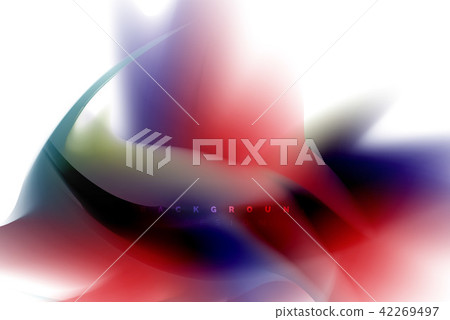 Holographic paint explosion design, fluid colors flow, colorful storm. Liquid mixing colours motion Holographic paint explosion design, fluid colors flow, colorful storm. Liquid mixing colours motion 42269497