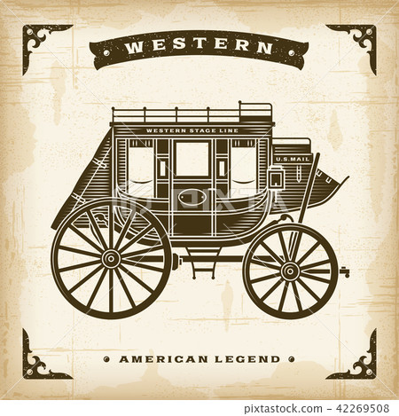 Vintage Western Stagecoach Vintage Western Stagecoach 42269508