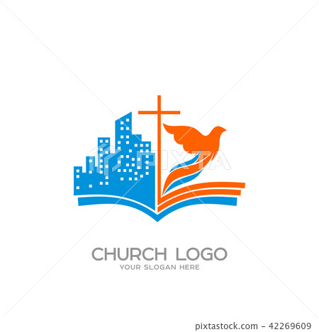 Church logo. Christian and bible symbols. Church logo. Christian and bible symbols. 42269609
