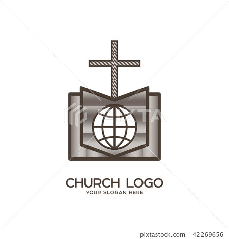 Church logo. Christian and bible symbols. Church logo. Christian and bible symbols. 42269656