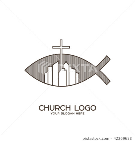 Church logo. Christian and bible symbols. Church logo. Christian and bible symbols. 42269658