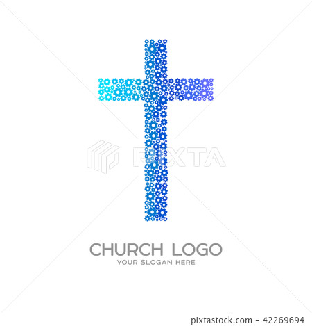 Church logo. Christian and bible symbols. Church logo. Christian and bible symbols. 42269694