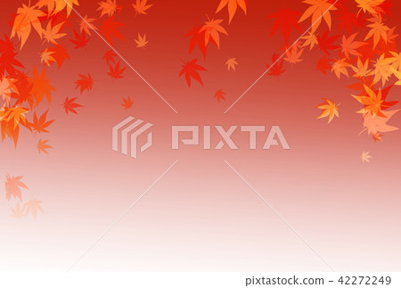 Autumn leaves background material 42272249