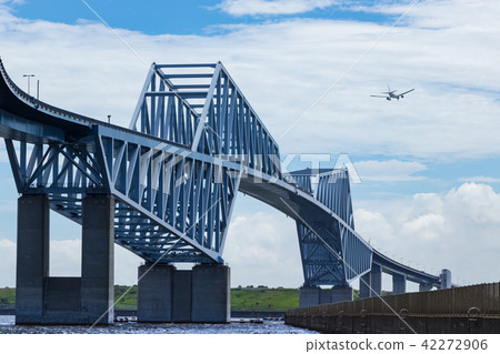 （東京 - 墨西哥灣沿岸風景）東京門橋3從Wakasu海灘公園3看 42272906