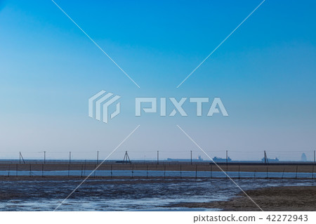 (Chiba Prefecture - landscape) Tokyo Bay view of tidal landscape seen from the Egawa coast 3 (Chiba Prefecture - landscape) Tokyo Bay view of tidal landscape seen from the Egawa coast 3 42272943