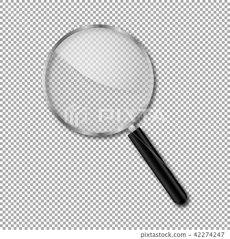 transparent magnify glass vector transparent magnify glass vector 42274247