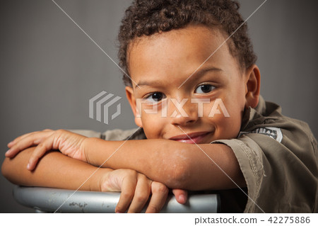 son, interracial family, black boy 42275886