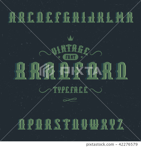 Vintage label typeface Vintage label typeface 42276579