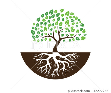 Logos of green Tree leaf 42277256