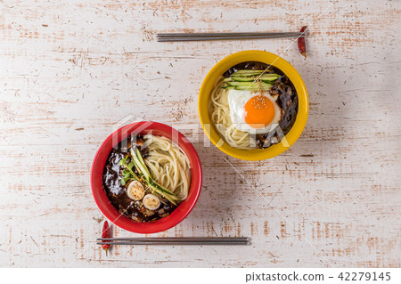 Korean jar noodle jajangmyeon Korean noodles 42279145