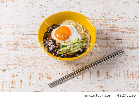 Korean jar noodle jajangmyeon Korean noodles Korean jar noodle jajangmyeon Korean noodles 42279150