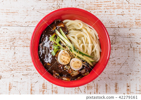 Korean jar noodle jajangmyeon Korean noodles Korean jar noodle jajangmyeon Korean noodles 42279161