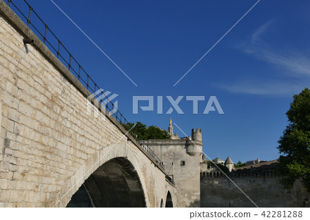 聖委員會橋樑阿維尼翁法國 42281288
