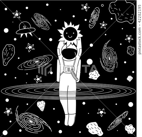 Astronaut holding the sun Astronaut holding the sun 42282195