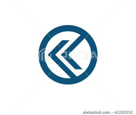 K Letter Arrow vector illustration icon 42283552