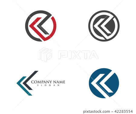 K Letter Arrow vector illustration icon 42283554