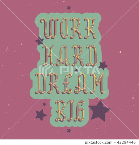 Motivational poster. 42284446