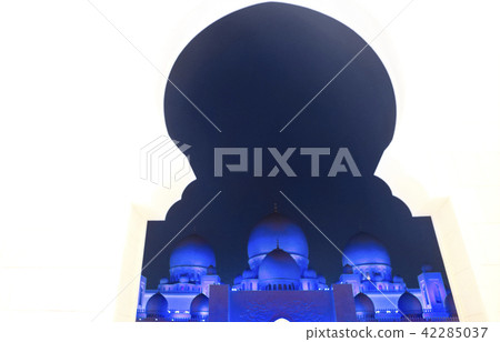 Sheikh Zayed Mosque at night. United Arab Emirates Sheikh Zayed Mosque at night. United Arab Emirates 42285037