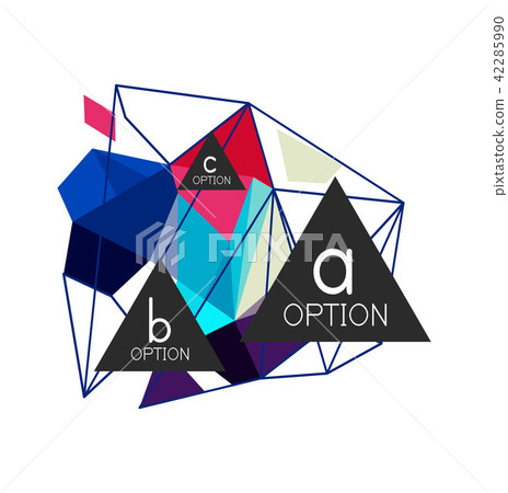Triangle infographics design layout 42285990