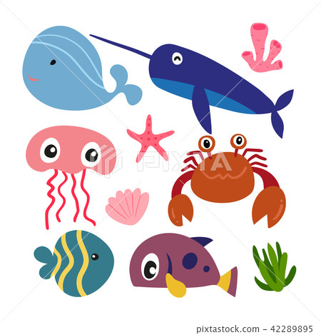 marine life vector collection design 42289895