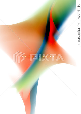 Holographic fluid colors flow, colorful liquid mixing colours motion concept 42291210