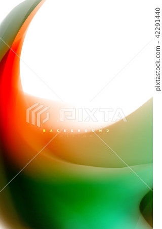 Holographic fluid colors flow, colorful liquid mixing colours motion concept Holographic fluid colors flow, colorful liquid mixing colours motion concept 42291440