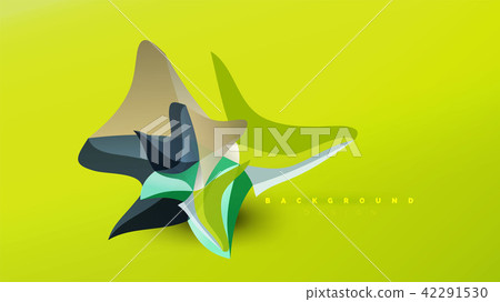 Abstract background - geometric origami style shape composition, triangular low poly design concept Abstract background - geometric origami style shape composition, triangular low poly design concept 42291530