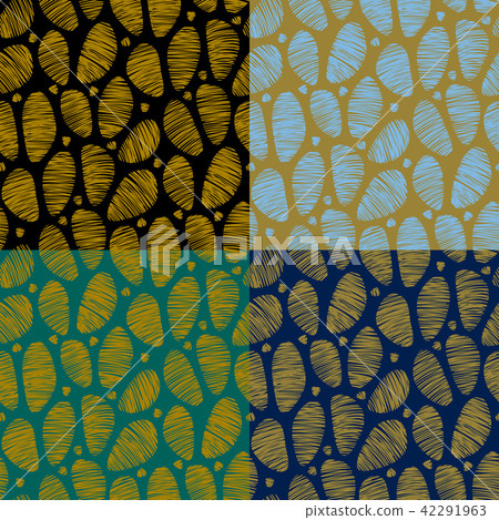 Seamless vector pattern with prickly pear 42291963