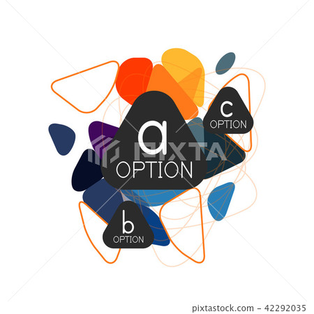 Triangle infographics design layout Triangle infographics design layout 42292035