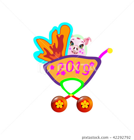 Baby cart style design with piggy carriage 42292792