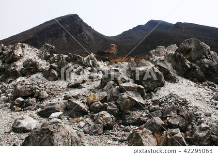 Korean mountain from Mt. Iwodake of Kirishima 42295063