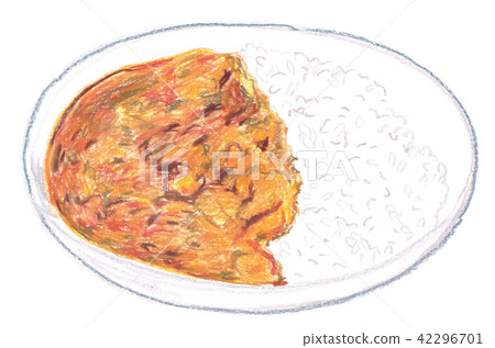 Curry and rice - Stock Illustration [42296701] - PIXTA